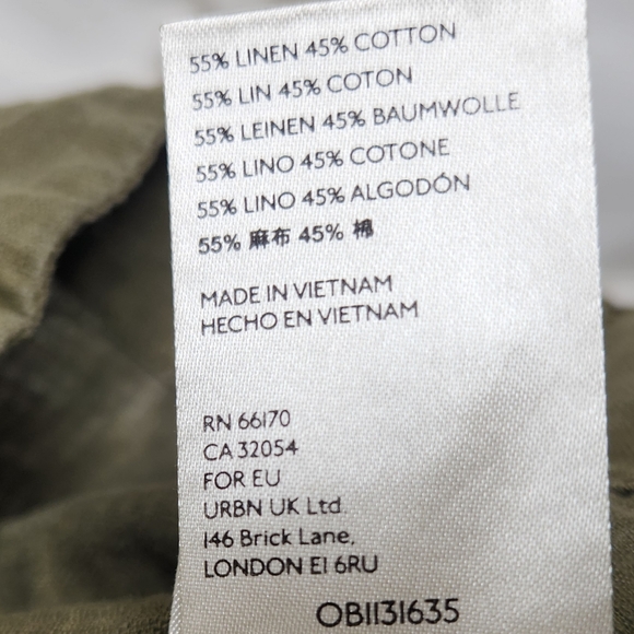 Anthropologie Womens Army Green Kimber Tunic Shift Dress Sz Medium - Picture 6 of 6